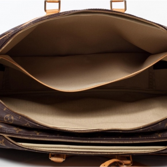 Louis Vuitton Monogram Alize 24 Heures Travel Bag w Detachable Non Brand Strap - Picture 10 of 13